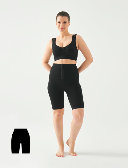 DAILY HIGH WAISTED SHAPING SHORT WITH HOOKS (CLEARANCE)