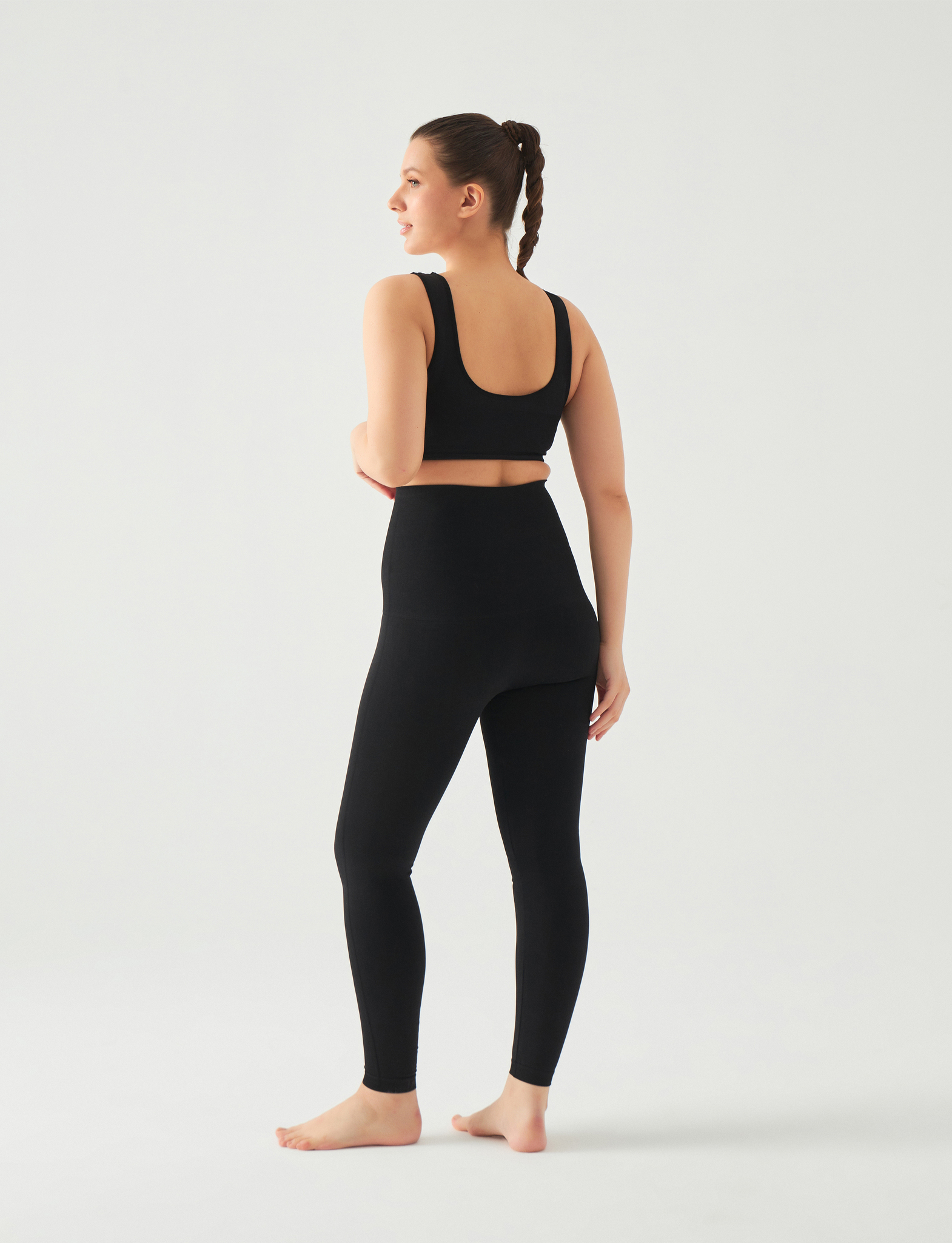 NWT Shapermint Empetua High-Waisted Layering Shaping Leggings Black [ L or  3XL ] | eBay